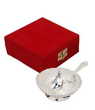Rastogi Handicrafts Silver Plated Bowl Set with Spoon …