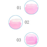 20gm Empty Container with Lid to Avoid Leakage for Lotion, Cream, Skincare, Makeup, Lip, Balm etc (Pack of 2, Clear Color)