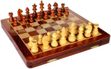 Magnetic Folding Wooden Chess Board (14 Inch)