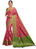 sarees-for-women-banarasi-kanjivaram-art-silk-woven-saree-l-indian-ethnic-wedding-gift-sari-with-unstitched-blouse-peach