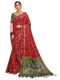 sarees-for-women-banarasi-kanjivaram-art-silk-woven-saree-l-indian-ethnic-wedding-gift-sari-with-unstitched-blouse-red