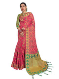 sarees-for-women-banarasi-patola-art-silk-woven-saree-l-indian-ethnic-wedding-gift-sari-with-unstitched-blouse-pink-1