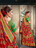 sarees-for-women-banarasi-patola-art-silk-woven-saree-l-indian-ethnic-wedding-gift-sari-with-unstitched-blouse-2