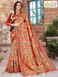 sarees-for-women-linen-banarasi-art-silk-l-indian-rakhi-wedding-diwali-gift-sari-with-unstitched-blouse-red-1