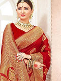 sarees-for-women-banarasi-art-silk-l-indian-rakhi-wedding-diwali-gift-sari-with-unstitched-blouse-red