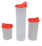 Tupperware Magic Flow Plastic Oil Dispenser Set, Set of 3