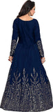 Women's Long Gown (_Blue_Free Size)