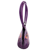 Leather Ethnic Indian Shantiniketan Cat Design Hand Bag - perfect gift - COLOR MAY VARY