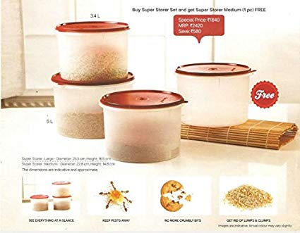TUPPERWARE Boîte Hermétique Time Keepers Set De 4 Pcs Pas Cher