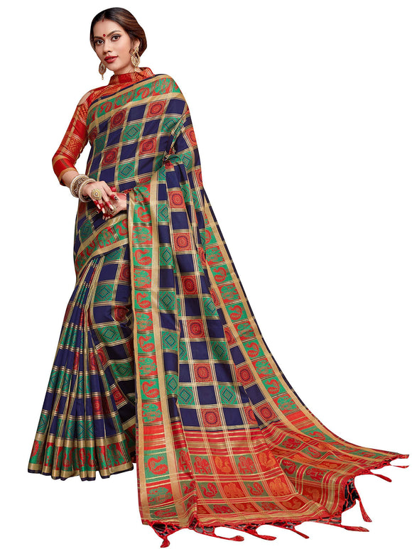 sarees-for-women-banarasi-patola-art-silk-woven-saree-l-indian-ethnic-wedding-gift-sari-with-unstitched-blouse-1