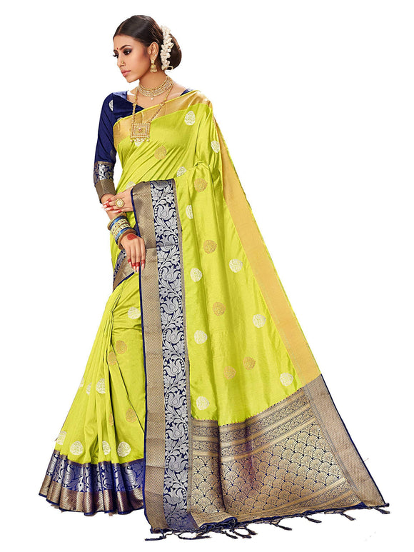 sarees-for-women-linen-banarasi-art-silk-l-indian-rakhi-wedding-diwali-gift-sari-with-unstitched-blouse-2