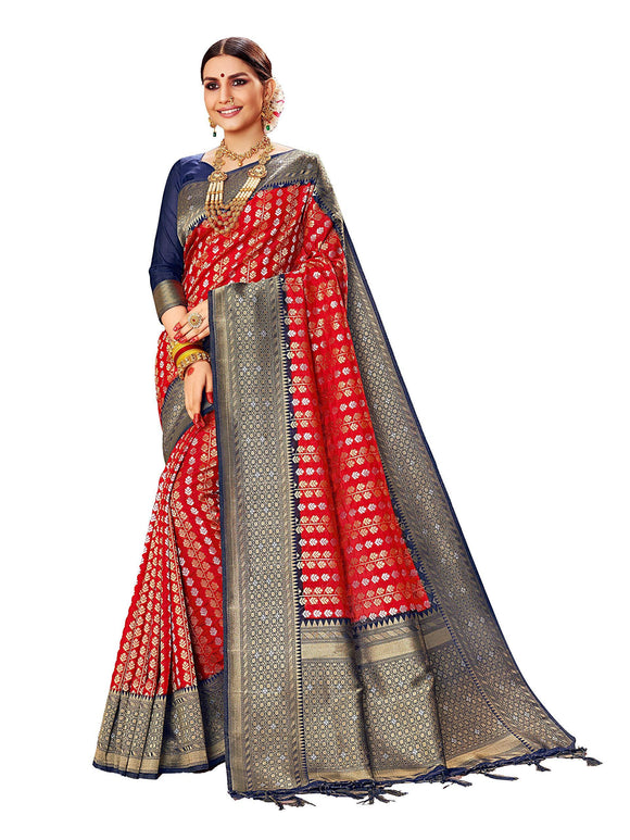 sarees-for-women-linen-banarasi-art-silk-l-indian-rakhi-wedding-diwali-gift-sari-with-unstitched-blouse-3
