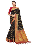 sarees-for-women-banarasi-art-silk-saree-l-indian-ethnic-wedding-diwali-gift-sari-with-unstitched-blouse-black