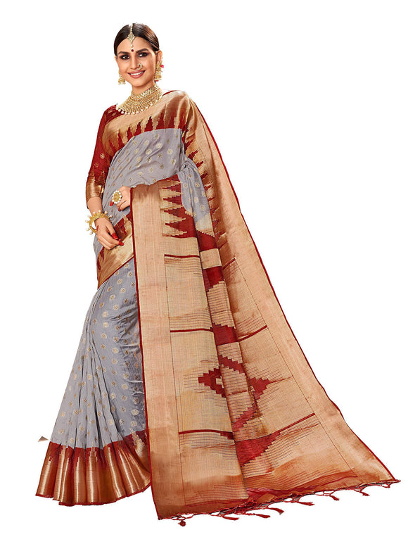sarees-for-women-linen-banarasi-art-silk-l-indian-rakhi-wedding-diwali-gift-sari-with-unstitched-blouse-gray-1