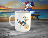 Cartoon Character Funny Duck Printed Set of 2 Ceramic 11oz Perfect Matching Mugs Set