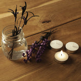 Wax Tealight Candles (Set of 50, Unscented)