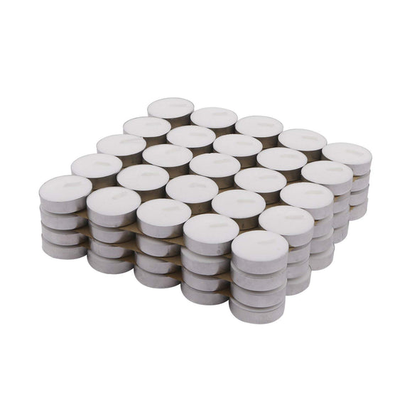 Wax Tealight Candles (Set of 50, Unscented)
