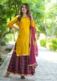 Rayon kurthi with zari work