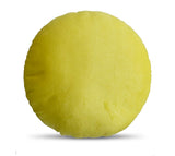 Velvet Fabric Soft Toys Emoji Cushion, 11x11-inches (Multicolour)